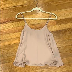 Nude tank blouse